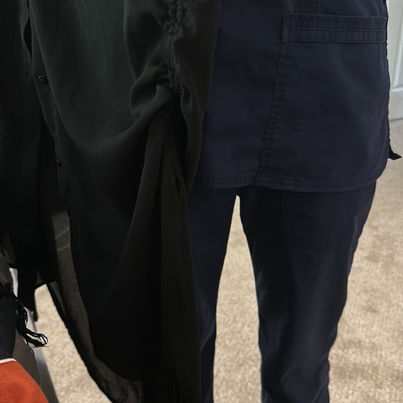 Black long-sleeve dress from Streetwear society. Size is large - Picture 3 of 4